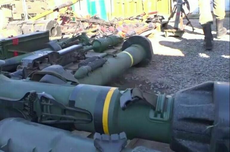 Минобороны РФ показало западное оружие, брошенное украинцами при отступлении