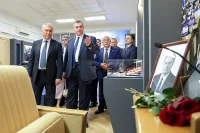 Председатель Государственной Думы Вячеслав Володин и руководитель фракции ЛДПР, Председатель Комитета по международным делам Леонид Слуцкий. Фото: пресс-служба Госдумы