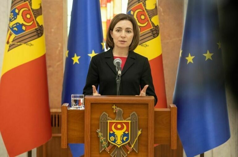 Президент Молдавии заявила о готовности заплатить любую цену за вступление в ЕС
