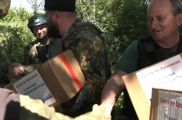 На передовую в ДНР доставили гумпомощь из Подмосковья