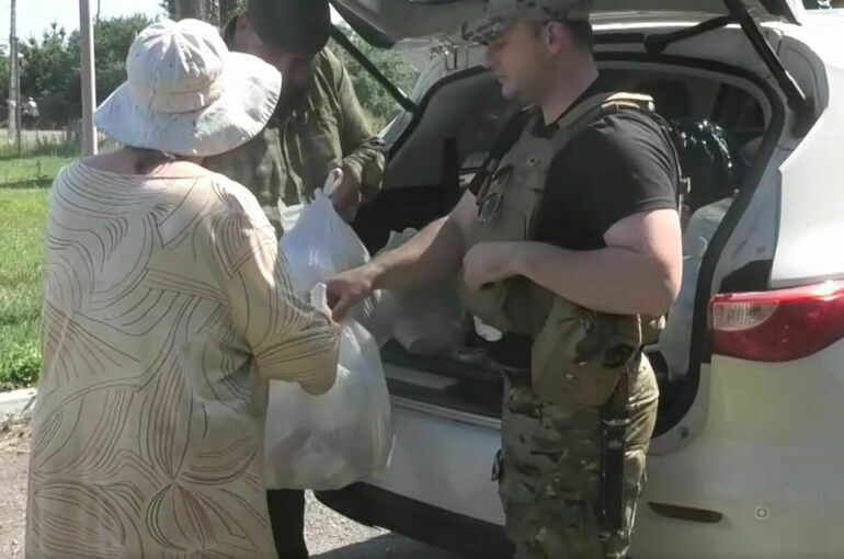 В освобожденное село под Угледаром доставили гуманитарную помощь из Подмосковья