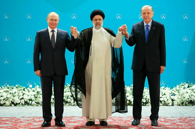 Путин, Раиси и Эрдоган начали саммит государств-гарантов астанинского процесса