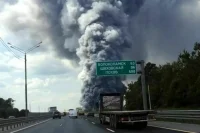 Площадь пожара на складе Ozon увеличилась до 35 тысяч квадратных метров