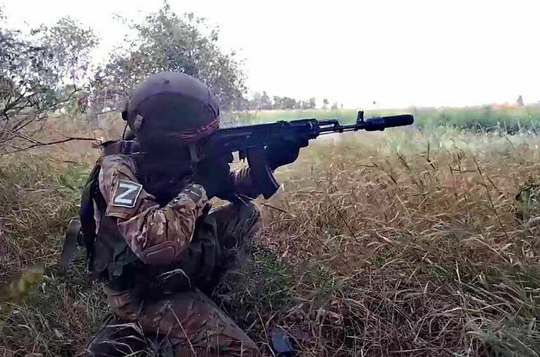 Минобороны показало захват опорного пункта ВФУ российскими десантниками