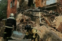 В Омске частично обрушился жилой пятиэтажный дом