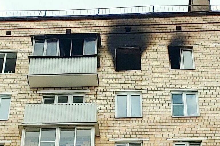Пожарные спасли пять человек из горящей квартиры в Москве