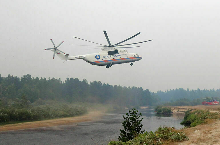 Лесные пожары в Рязанской и Нижегородской областях не угрожают жилым домам 