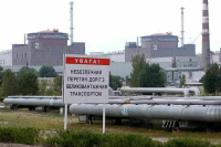 Украинский дрон сбили рядом с хранилищем ядерного топлива на Запорожской АЭС