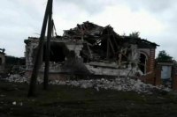 Опубликовано видео последствий удара ВСУ по городу в Белгородской области