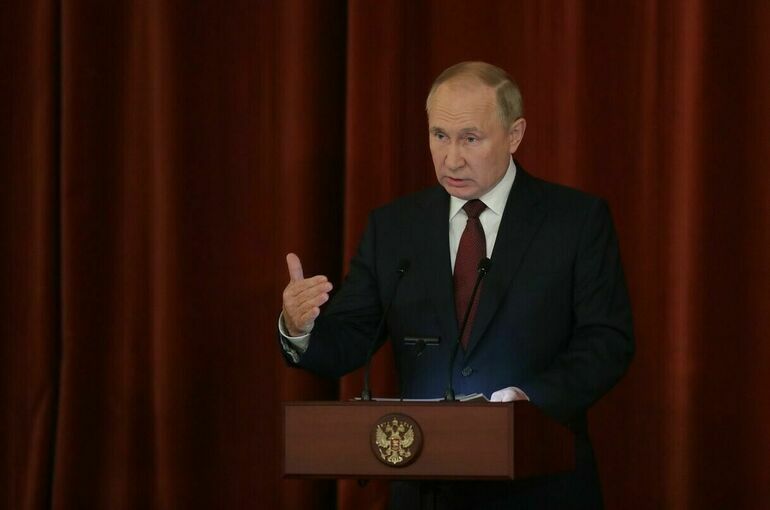 Путин назвал целью Запада уничтожение России