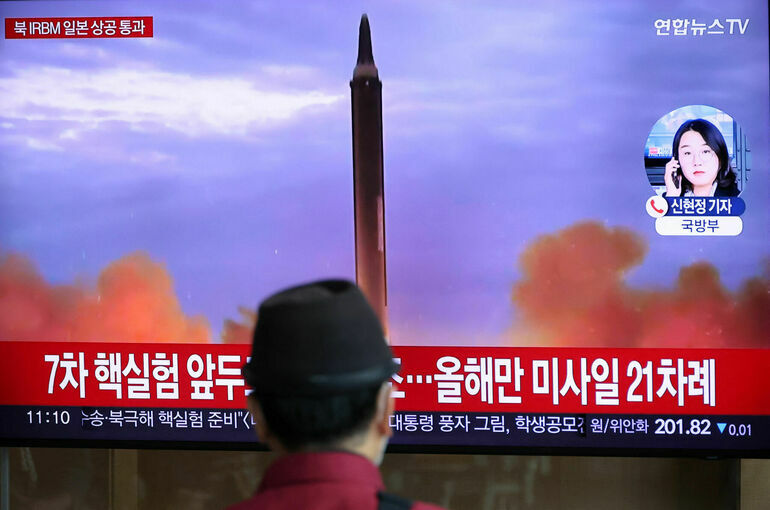 В Японии оценили дальность полета выпущенной КНДР ракеты