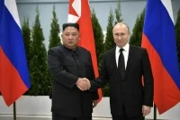 Ким Чен Ын поздравил Путина с юбилеем