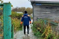 В подтопленном на Камчатке селе снижается уровень воды