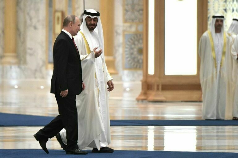 В Петербурге пройдут переговоры президентов России и ОАЭ