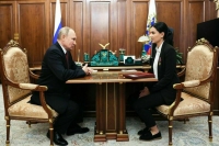 Путин встретился с дочерью Героя России Ольги Качуры