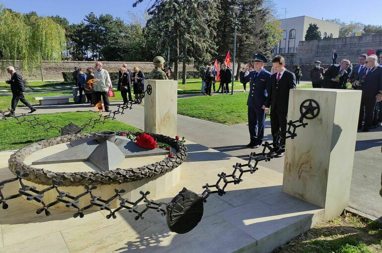 В Белграде отметили 78-ю годовщину освобождения от немецко-фашистских оккупантов
