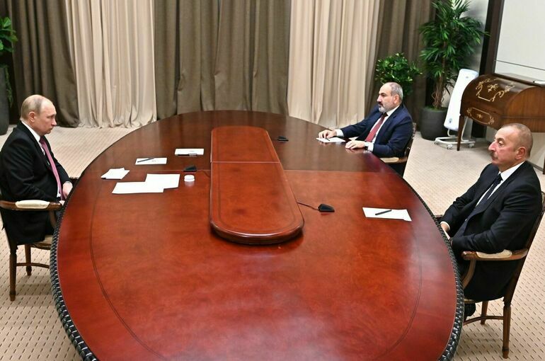 Путин, Пашинян и Алиев 31 октября проведут трехсторонние переговоры в Сочи
