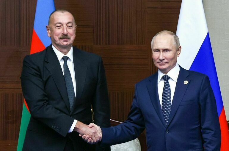 Алиев отметил роль Путина в урегулировании карабахского конфликта