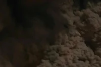 Появилось видео повреждений нефтебазы в Орловской области