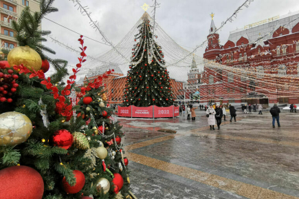 В Москве отказались от массовых концертов на Новый год