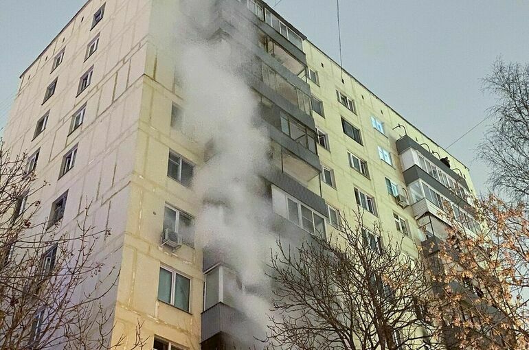 При пожаре в жилом доме на западе Москвы погиб один человек