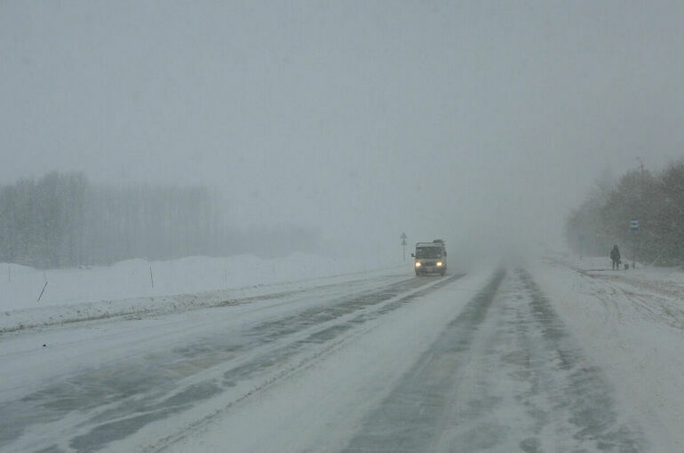 В Челябинской области из-за погодных условий ограничили движение на трассе М5