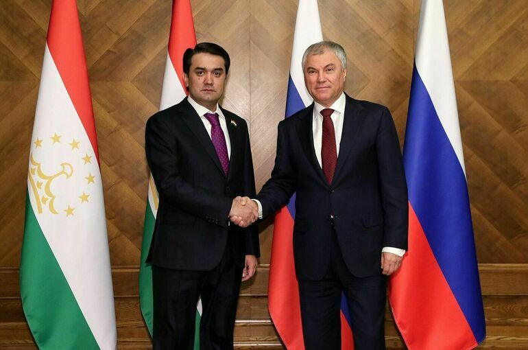 Володин встретился с председателем верхней палаты парламента Таджикистана