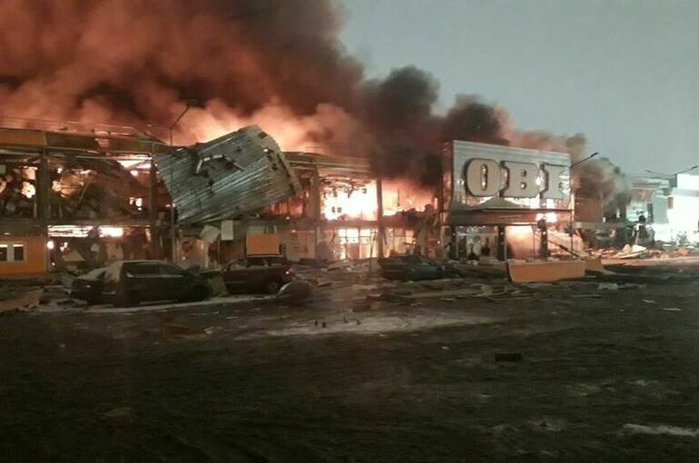 При пожаре в гипермаркете OBI в Химках погиб человек