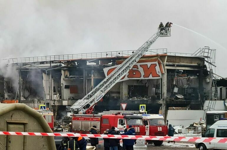 Причиной пожара в гипермаркете OBI стало нарушение техники безопасности при сварке
