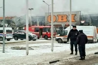 Открытое горение в ТЦ «Мега Химки» ликвидировано