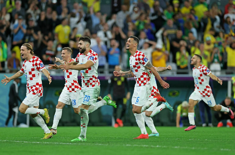 Сборная Хорватии победила команду Бразилии и вышла в полуфинал ЧМ по футболу