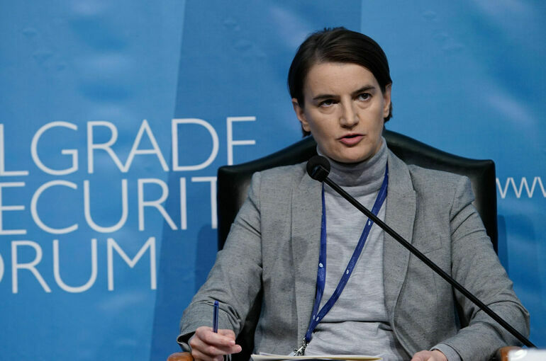 Премьер Сербии назвала абсурдной реплику главы МИД Германии по Косову