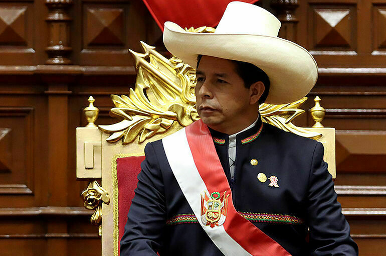Парламент Перу лишил иммунитета Педро Кастильо