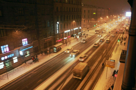 «Желтый» уровень погодной опасности объявили 30 декабря в Петербурге