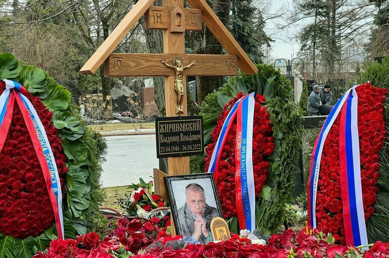 На могиле Владимира Жириновского откроют памятник