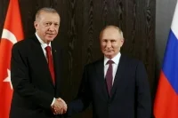 Путин поздравил Эрдогана с 69-летием