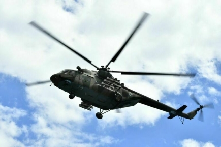 В Воронежской области вертолет Ми-8 совершил аварийную посадку
