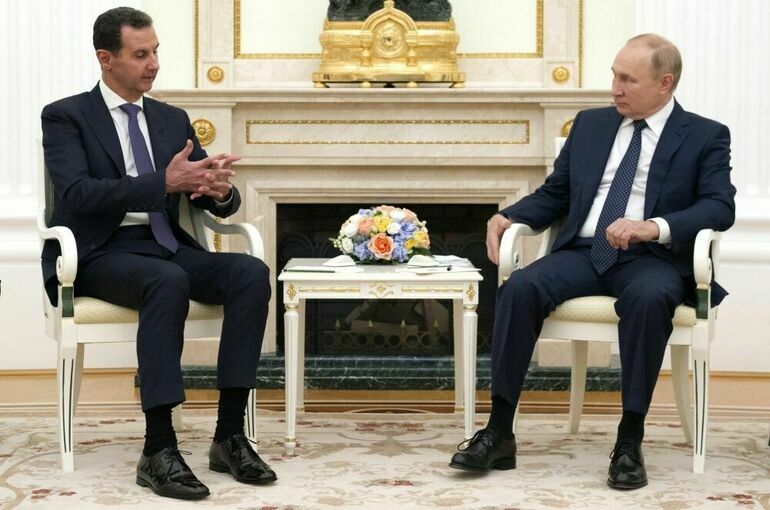 Путин проведет переговоры с Асадом 15 марта