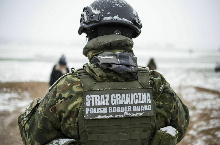 Польские пограничники заявили о нападении нелегалов со стороны Белоруссии
