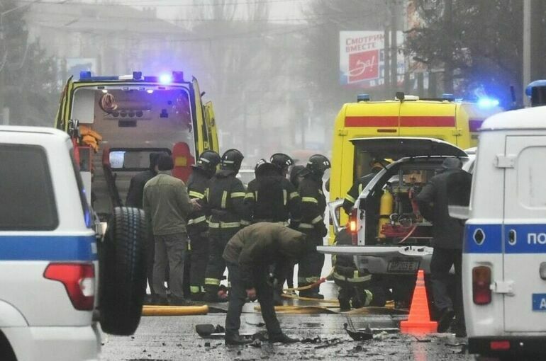 В Мелитополе взорвался автомобиль