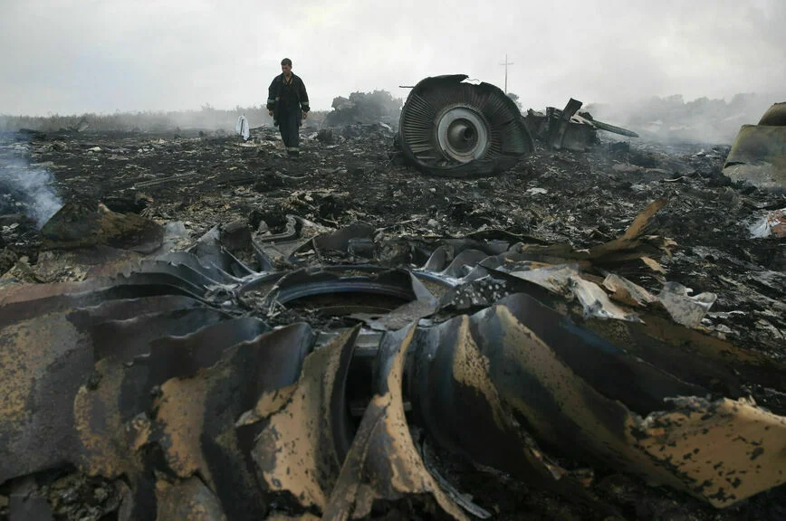 В 2014 году, вскоре после возвращения Крыма, лидер ЛДПР предрек активизацию
укронацистов: «Они собьют самолет какой-нибудь пассажирский».