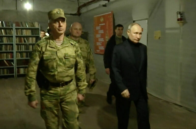 В Кремле заявили, что Путин посетил Херсонскую область и ЛНР в понедельник