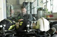 Пожарные сдадут зачет на использование средств защиты дыхания