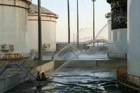 Резервуар с топливом загорелся на Кубани из-за падения беспилотника