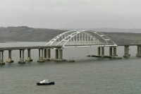 Открылось движение поездов по второму пути Крымского моста