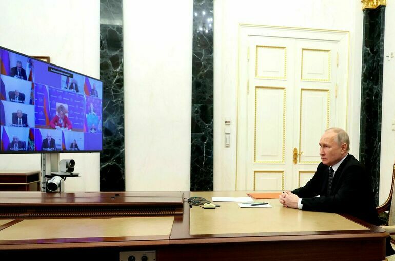 Путин проведет совещание с постоянными членами Совета безопасности РФ