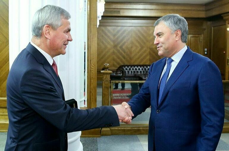 Володин обсудил с Андрейченко подготовку к мероприятиям Совета ПА ОДКБ