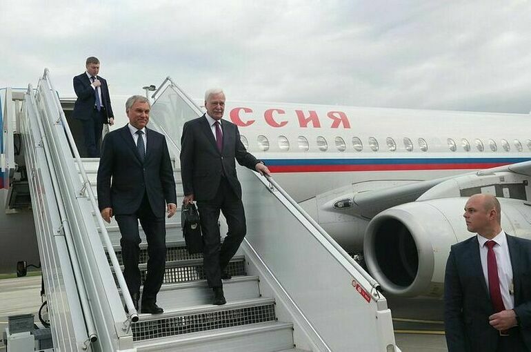 Володин прибыл в Минск с рабочим визитом