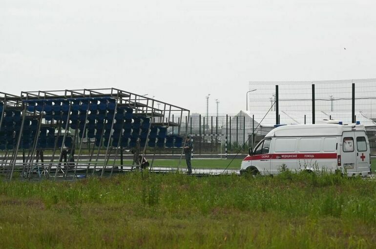 При обрушении трибуны в Ростове-на-Дону пострадали 24 ребенка