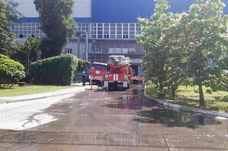 Пожар на Новочеркасской ГРЭС потушен